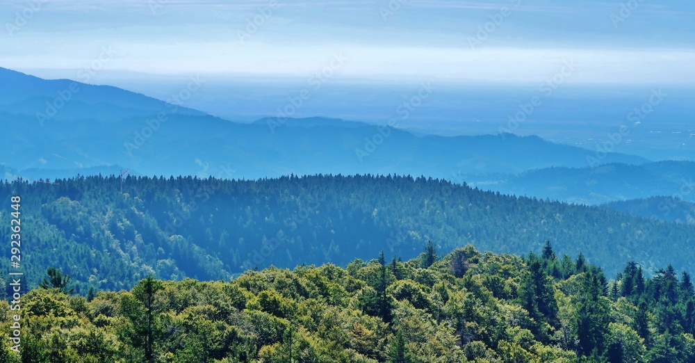 Schwarzwald-Landschaft, Blick vom Schauinsland 