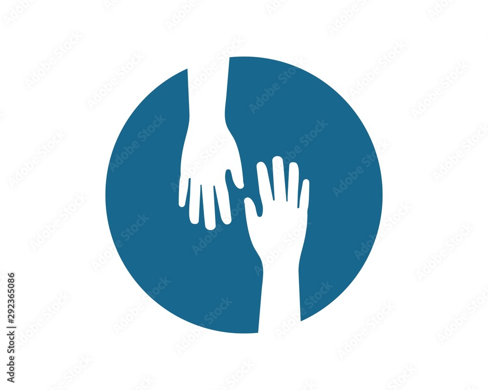 Fototapeta premium Hand care vector icon illustration design