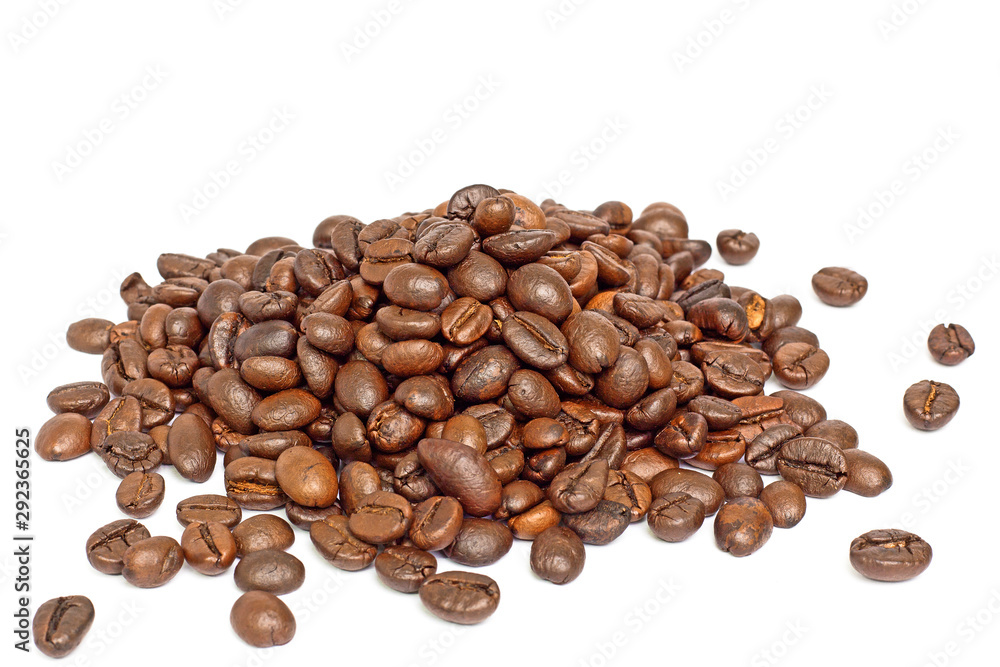 coffee beans isolated on white background coffee beans isolated on white background