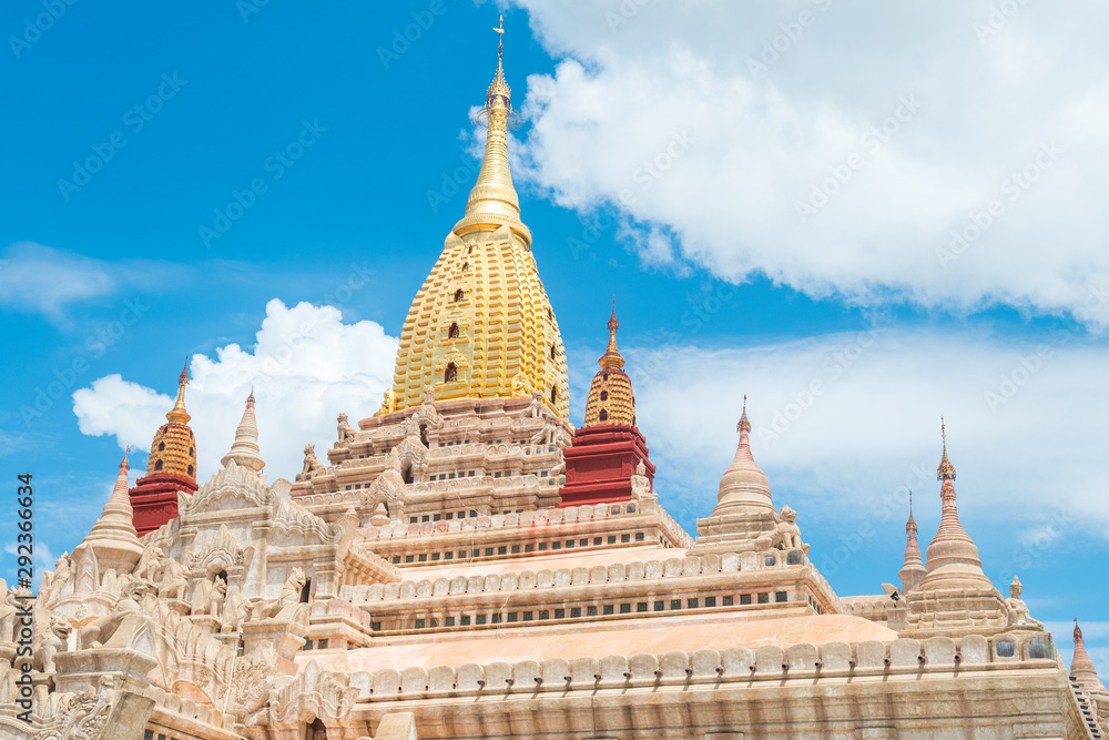 amazing view of bagan temples, myanmar