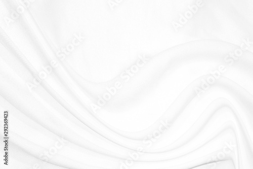 Soft fabric curve abstract white background