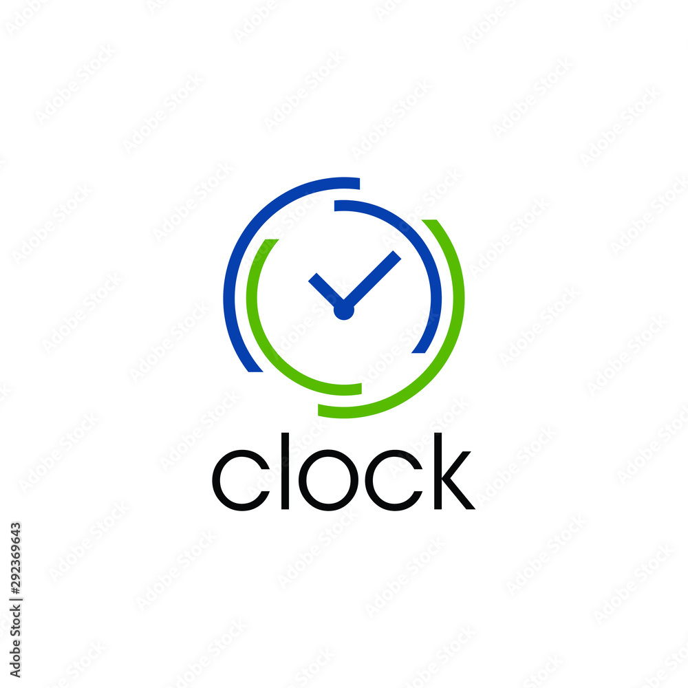 clock sign vector, clock icon, clock logo template clock sign vector, clock icon, clock logo template