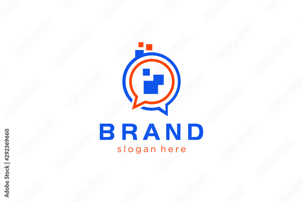 digital talk logo template, talk icon, media symbol, technology logo template, communication logo template digital talk logo template, talk icon, media symbol, technology logo template, communication logo template