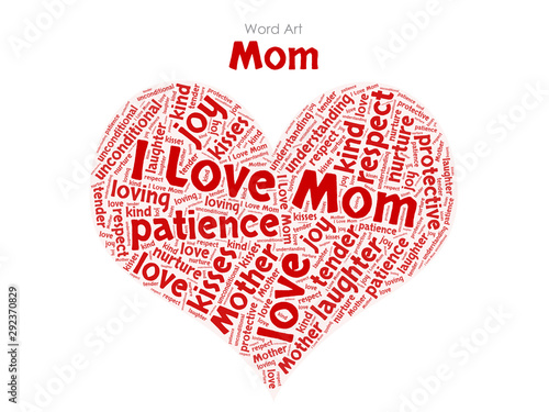 Word Art - I Love Mum