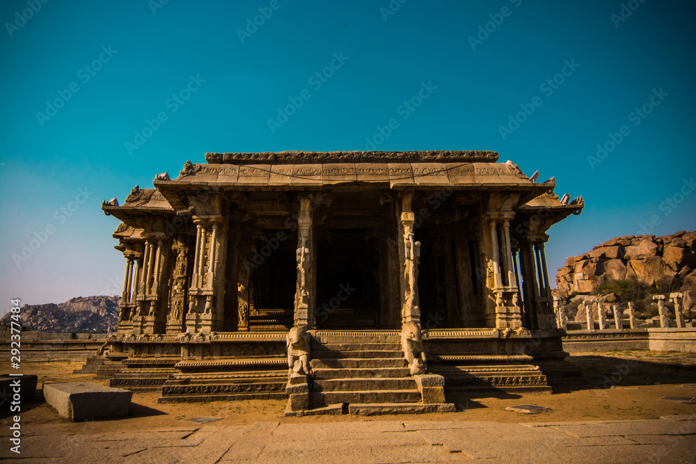 Stone Temple Structure at Hampi, Karnataka
