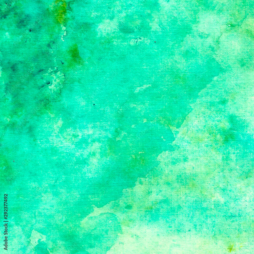  Watercolor abstract background Sea wave color. The basis for the postcard.