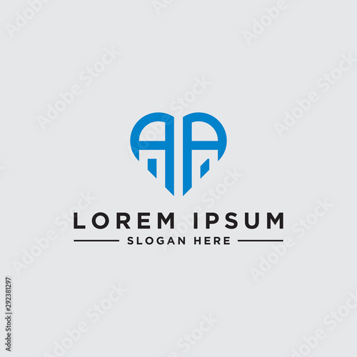initial letters of the AA logo icon, inspiring logo designs for companies from. -Vectors