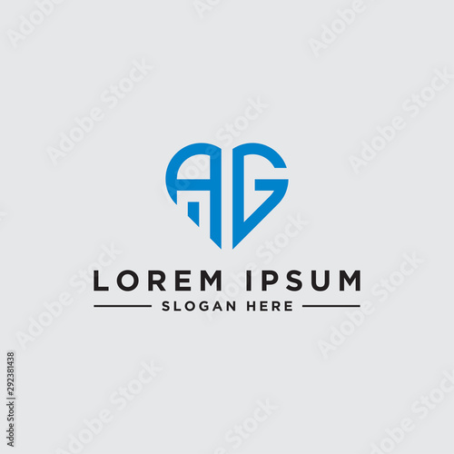initial letters AG logo, inspiring logo designs for companies from. -Vectors