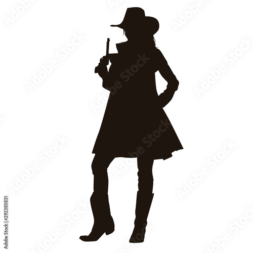 The CowGirl Silhouette
