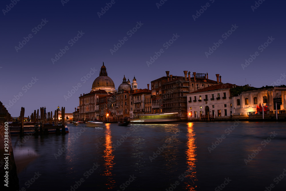 Romantic Sunset in Venice, Italy, Europe