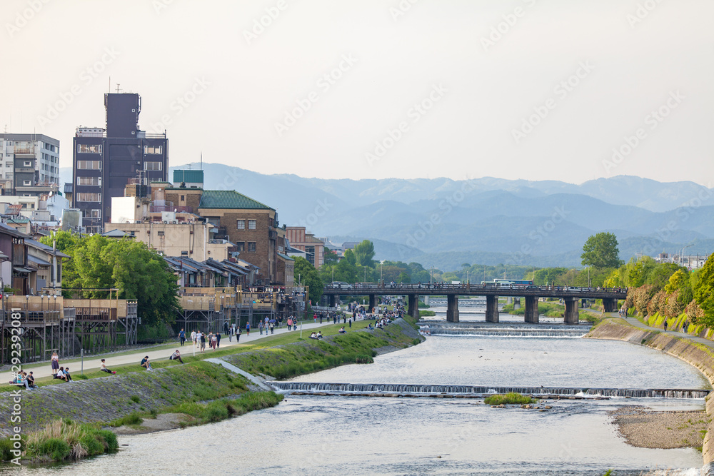 京都　鴨川　kyoto 
