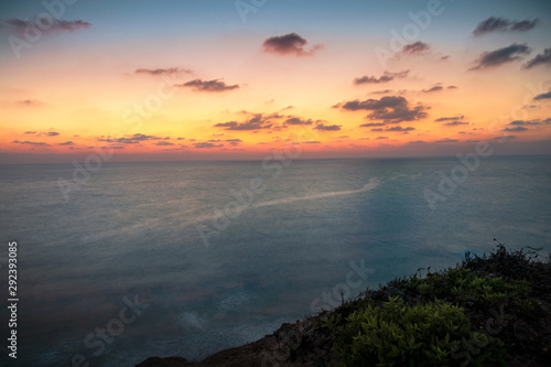 Fototapeta Naklejka Na Ścianę i Meble -  sunset over the sea Israel