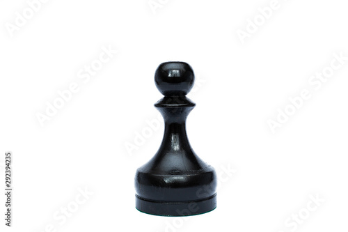 Chess pawn isolated on white background Fototapet