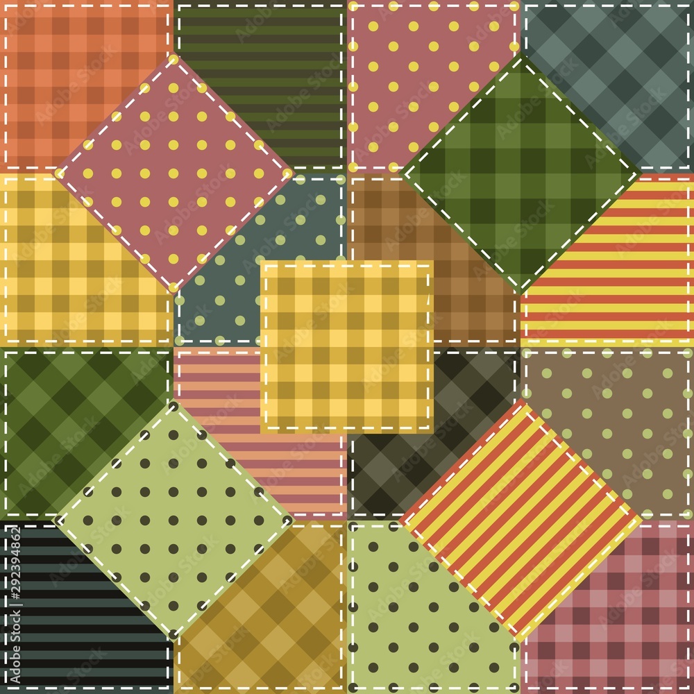 patchwork background with different patterns patchwork background with different patterns
