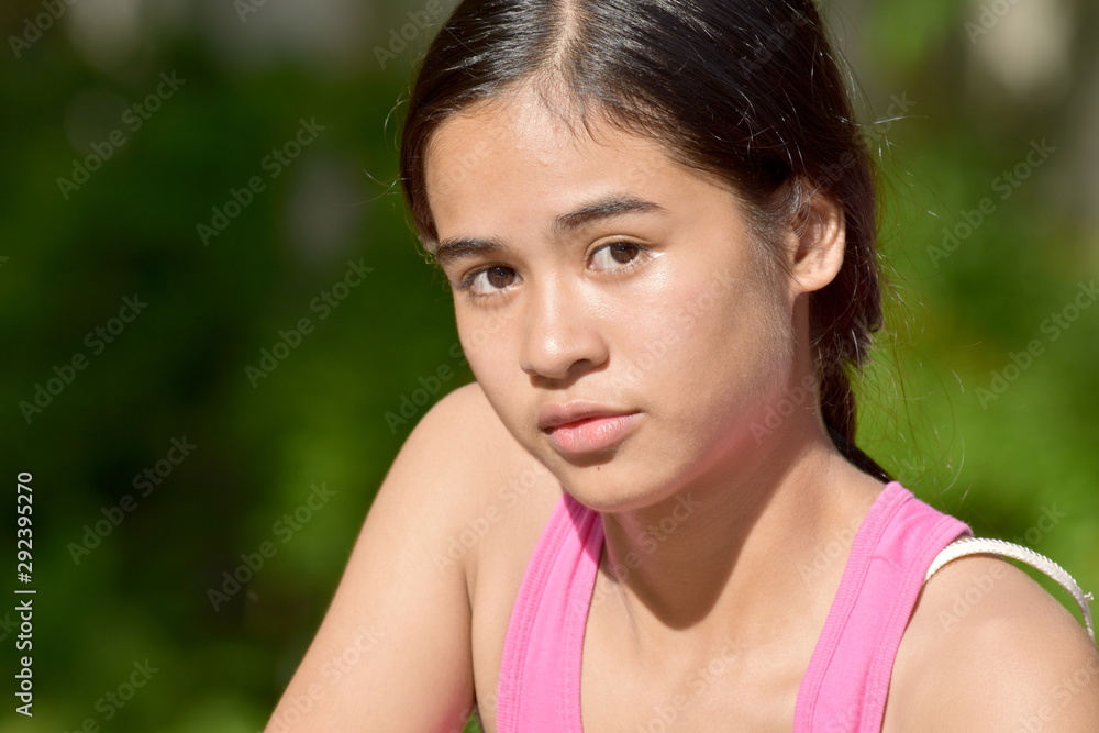 Portrait Of A Cute Minority Female Portrait Of A Cute Minority Female