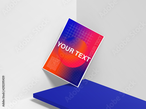 GEOMETRIC GRADIENT POSTER TEMPLATE 