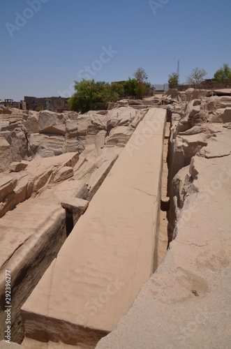 Obraz na płótnie OBÉLISQUE INACHEVÉ ASSOUAN EGYPTE