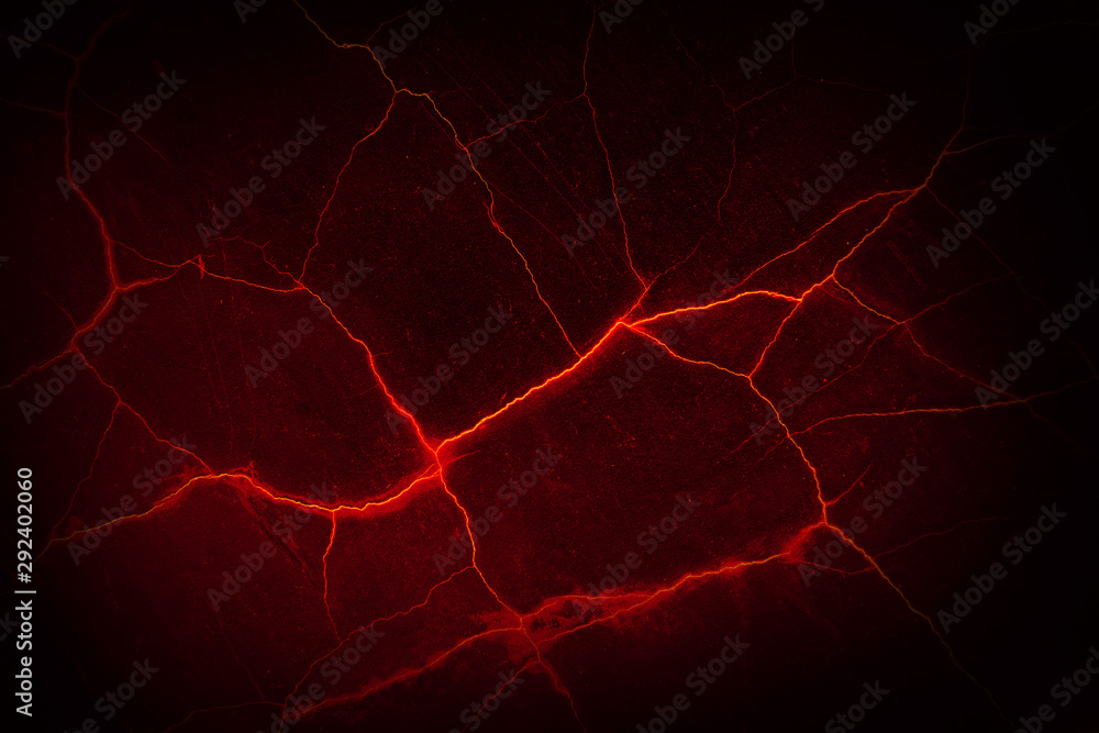 The surface of the lava