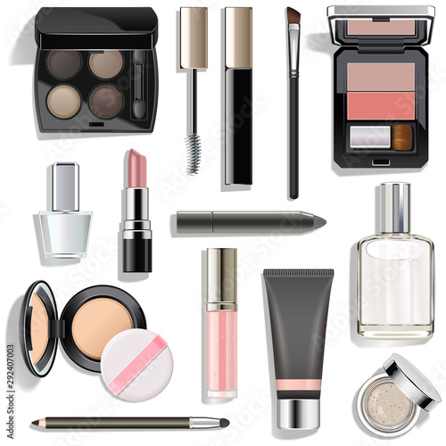 Vector Grey Makeup Collection