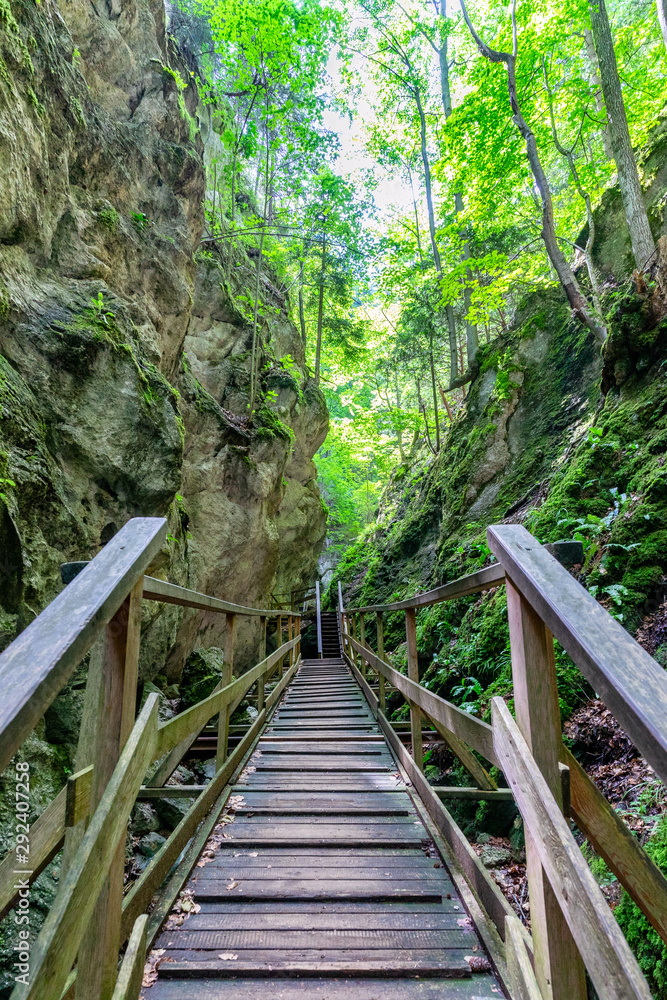 Steinbachklamm and Myrafaelle in Lower Austria Steinbachklamm and Myrafaelle in Lower Austria