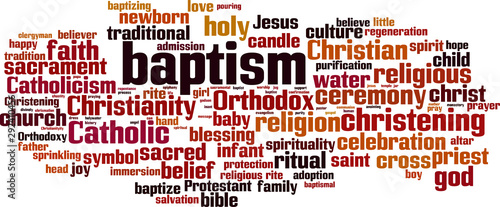 Baptism word cloud