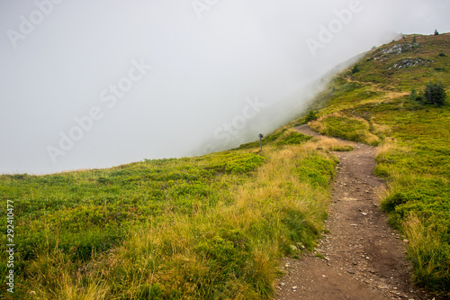 Obraz na płótnie Peak Krahbergzinken in Austrian Alps near Schladming village w salonie