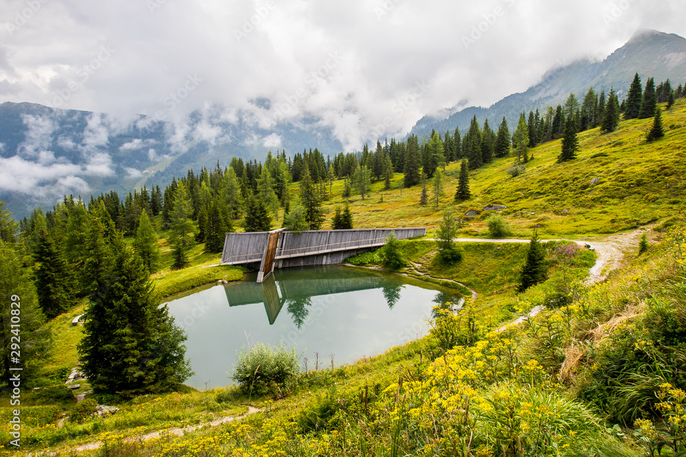 Mount Krahbergzinken in Austrian Alps near Schladming village