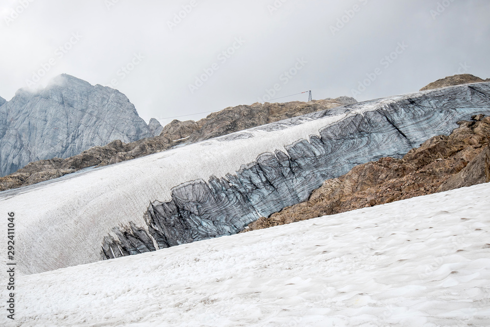 The Dachstein Mountains, mountain range in the Alps