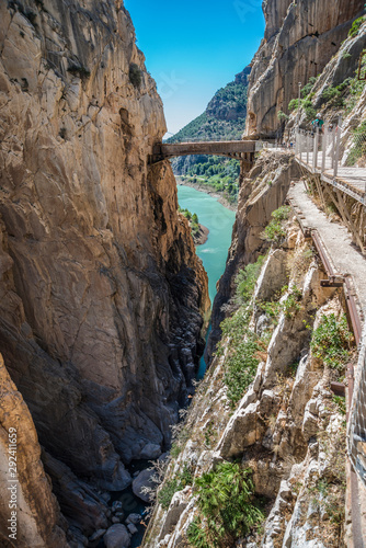 Fotografie Puente del acueducto Eugenio Ribera, Caminito del Rey