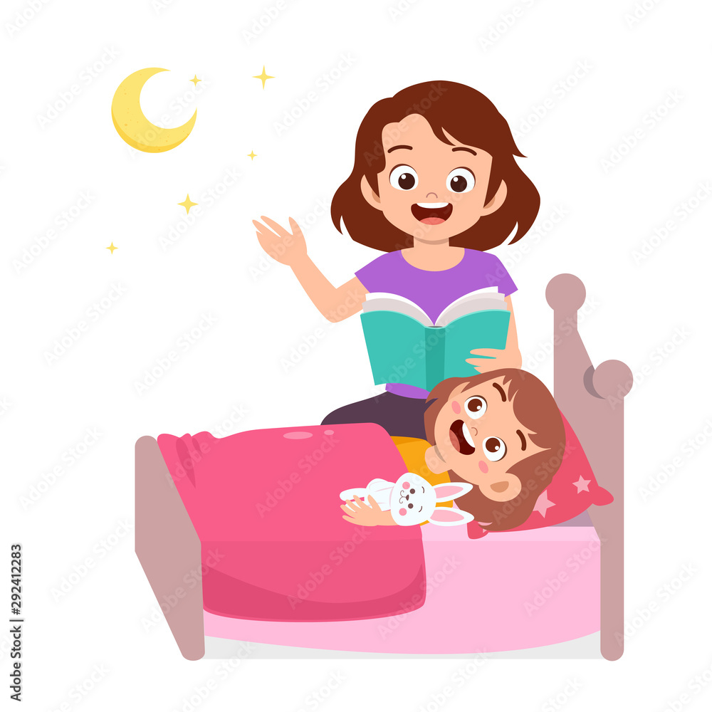 cute happy kid story time with mother cute happy kid story time with mother