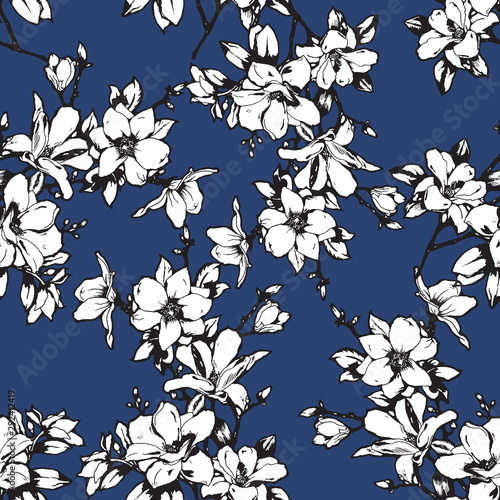 Beautiful sketchy magnolia ...