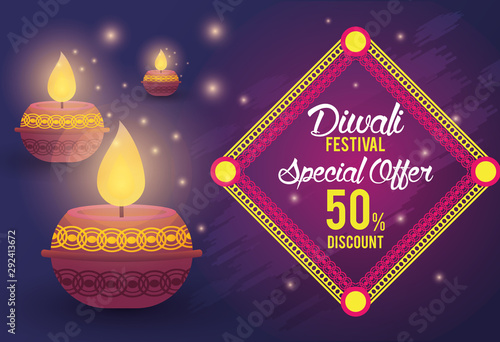 Diwali Festival Indian Offer Design