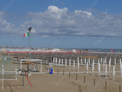 фотографія Lido Spina beach panorama in a cloudy summer day