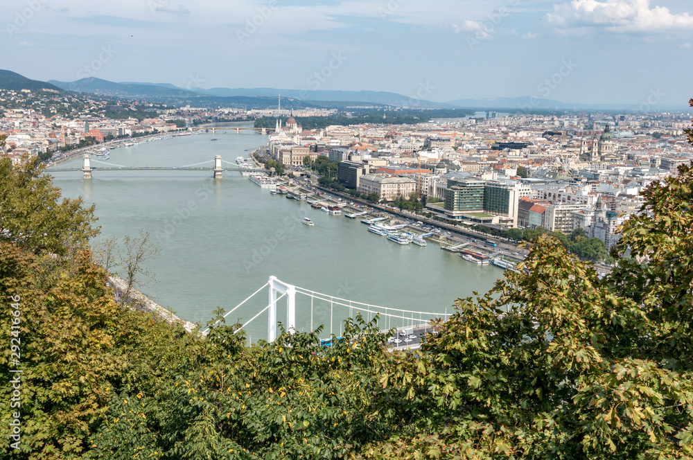 view to Budapest from Mont Gellert 