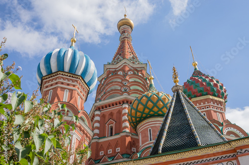 Cathedral of Vasily the Blessed, Saint Basil's Cathedral, Popular Landmark, Moscow, Russia. 