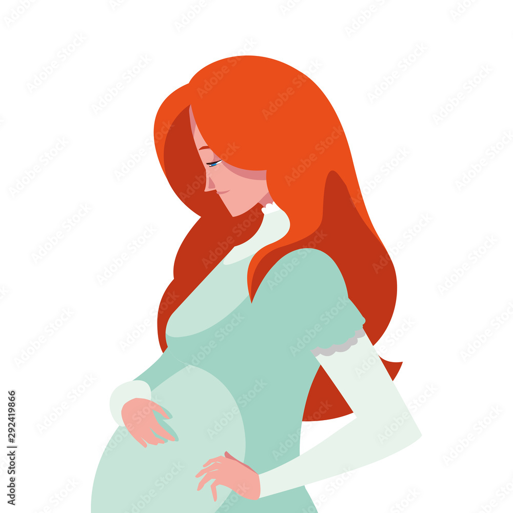 Isolated pregnant woman vector design Isolated pregnant woman vector design
