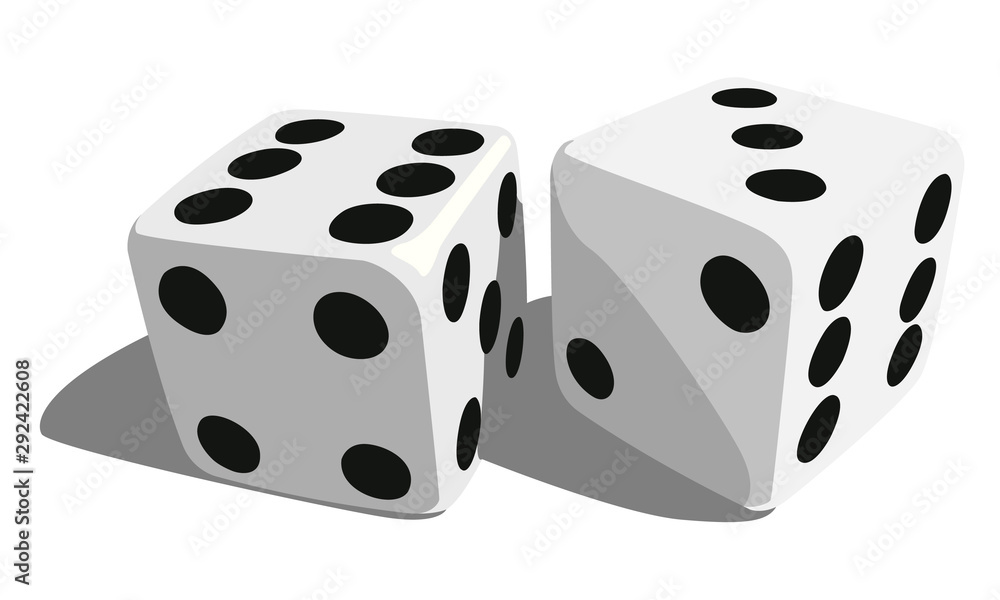 dice realistic vector illustration isolated dice realistic vector illustration isolated