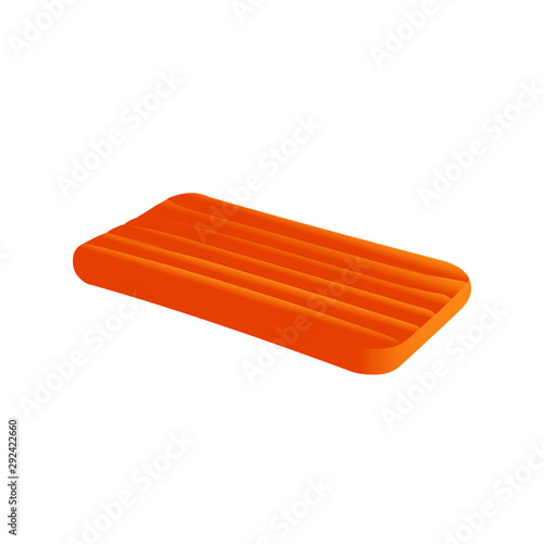 inflatable mattress vector illustration isolated