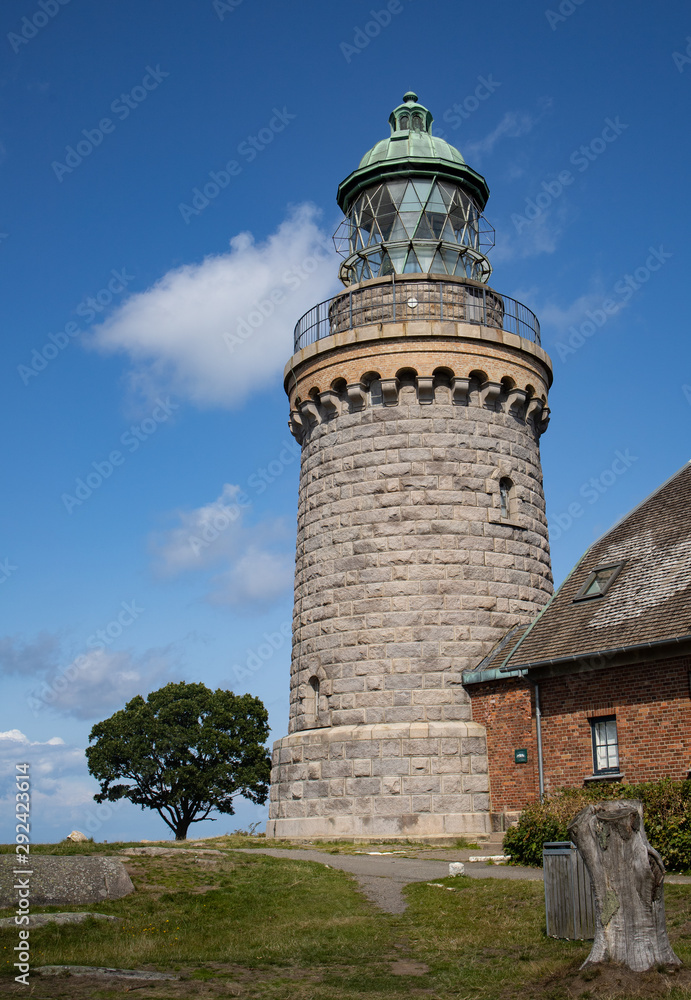 lighthouse hammeren fyr on bornholm