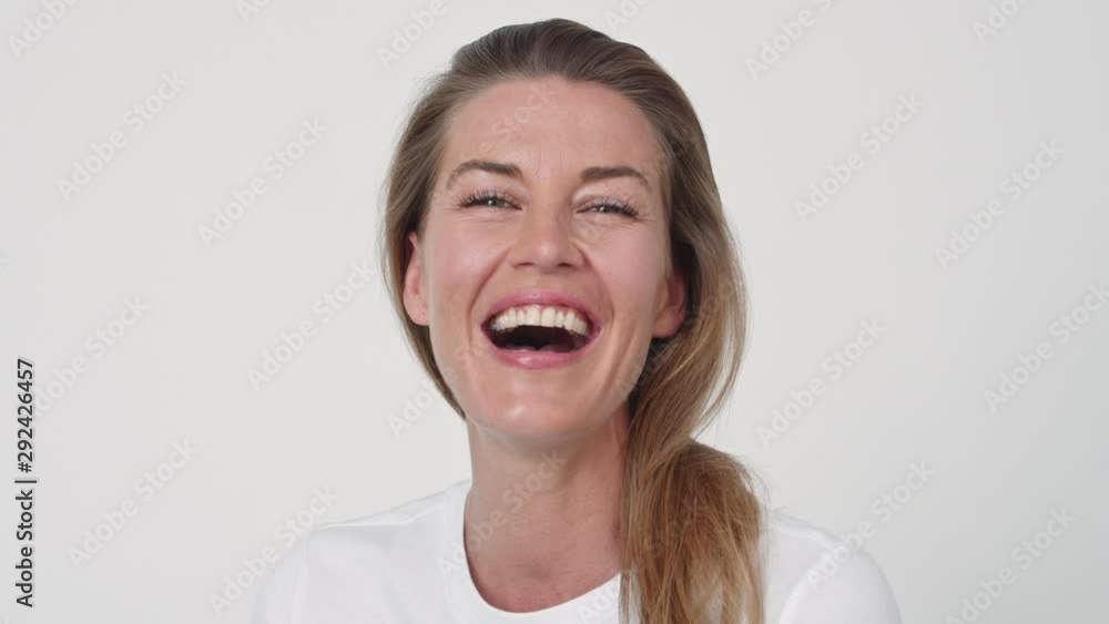 Beautiful Woman Turning To Camera Beautiful Woman Turning To Camera