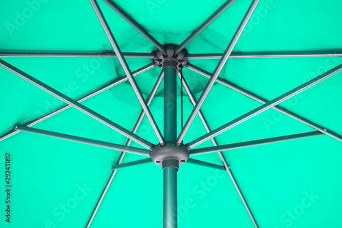 green parasol umbrella