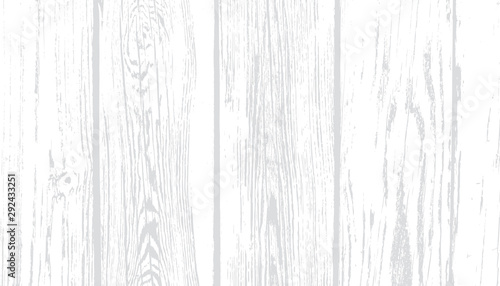 Weathered White Wood Vector Background. Rustic Whitewashed Wooden Planks with Light Gray Grains. Neutral Gray-scale Overlay Texture. Photography Backdrop. Textured Surface.