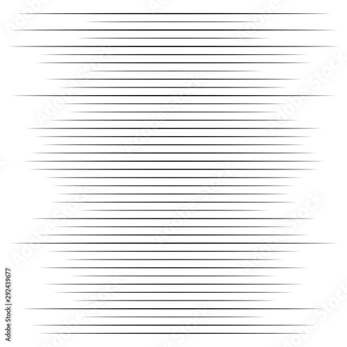 Random lines halftone element. Random horizontal lines. Irregular straight, parallel stripes. Strips, streaks half-tone geometric pattern