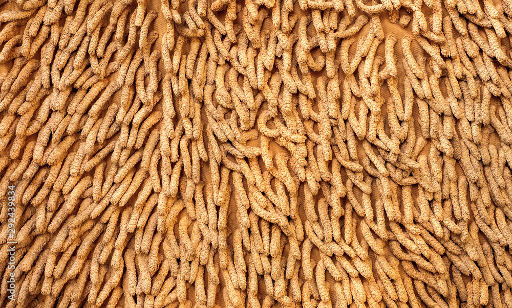 Brown doormat and surface Brown doormat and surface