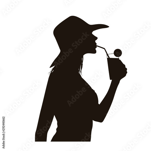 Drinking Silhouette