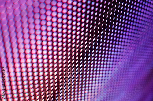 CloseUp LED blurred screen. LED soft focus background. abstract background ideal for design.