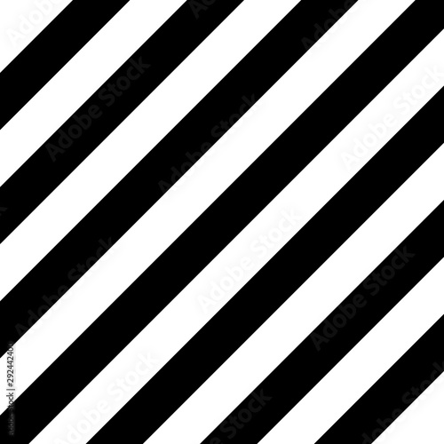 Pattern black and white slanting strips