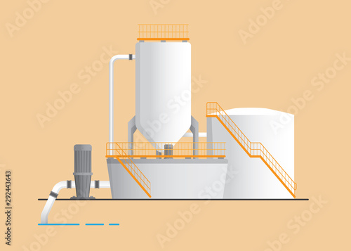 water treatment for drinking, use in the city and use in the industry
