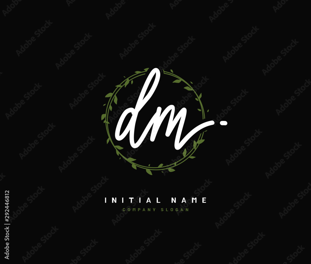 D M DM Beauty vector initial logo, handwriting logo of initial signature, wedding, fashion, jewerly, boutique, floral and botanical with creative template for any company or business. D M DM Beauty vector initial logo, handwriting logo of initial signature, wedding, fashion, jewerly, boutique, floral and botanical with creative template for any company or business.
