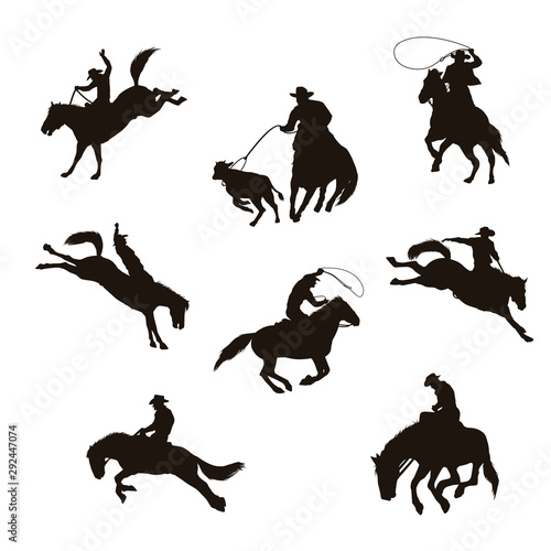Rodeo Silhouettes